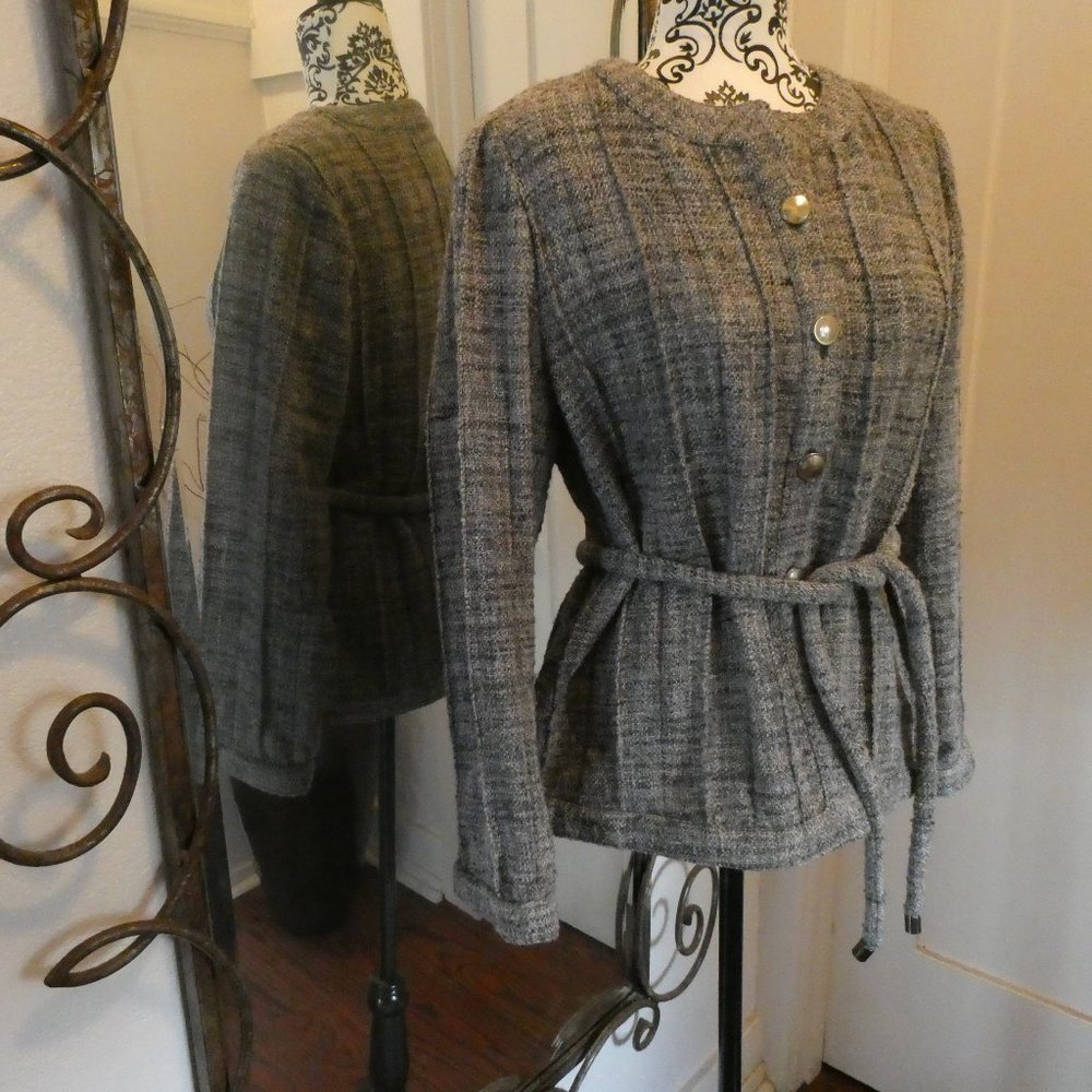 Armani Collezioni Belted Sweater